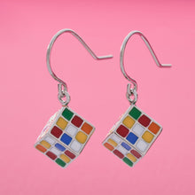 Load image into Gallery viewer, Rubik's Cube Earrings