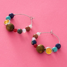 Load image into Gallery viewer, Solar System Hoop Earrings