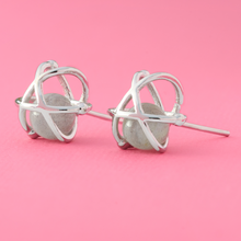 Load image into Gallery viewer, Atom Moonstone Studs