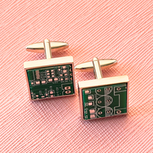 Load image into Gallery viewer, Circuit Board Cufflinks