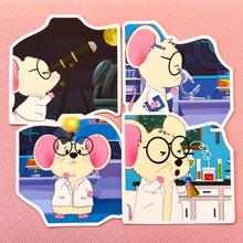 Load image into Gallery viewer, Little Mouse Scientist Sticker Pack 12Pcs