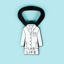 Load image into Gallery viewer, Lab Coat Magnetic Bottle Opener