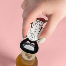 Load image into Gallery viewer, Lab Coat Magnetic Bottle Opener