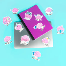 Load image into Gallery viewer, Brain Sticker Pack 12pcs