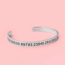 Load image into Gallery viewer, Pi Cuff Bracelet