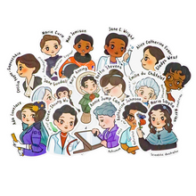 Load image into Gallery viewer, Famous Women In Science Sticker Pack