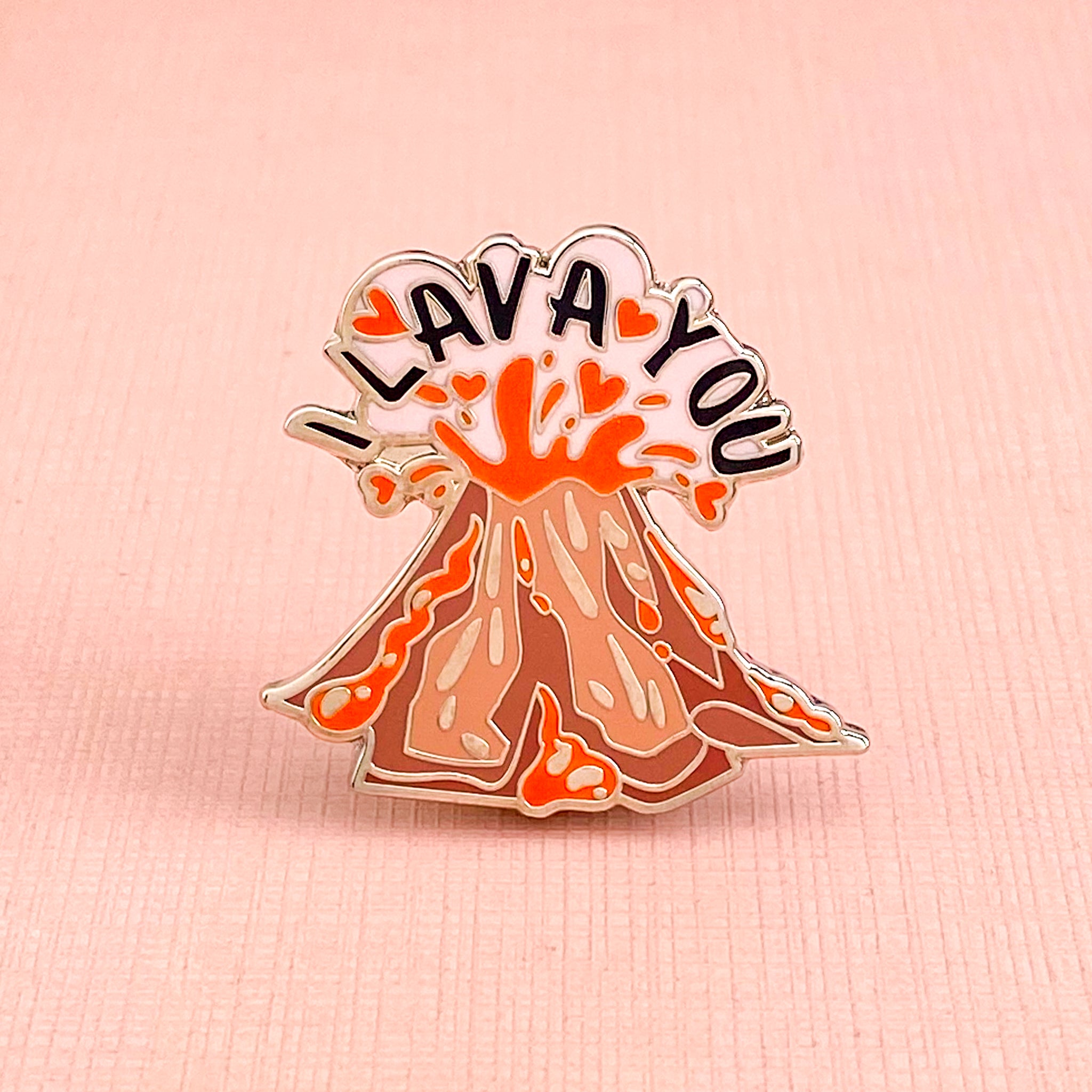 I Lava You Volcano Pin – AdaMarie Jewelry