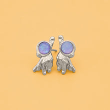 Load image into Gallery viewer, Opal Superman Astronaut Studs