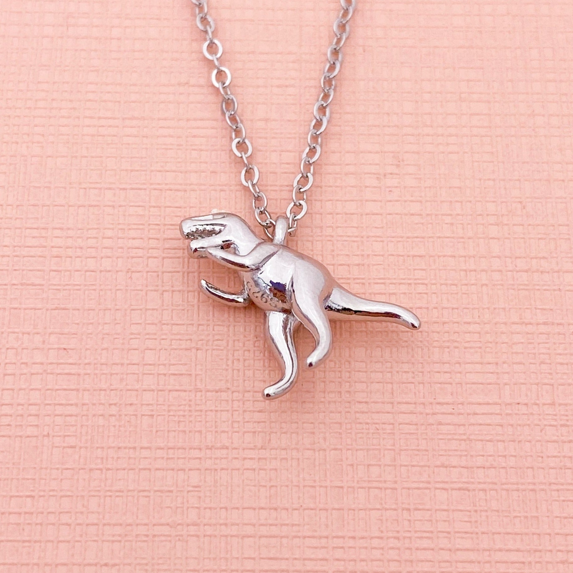 T Rex Dinosaur Necklace AdaMarie Jewelry