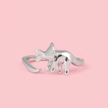 Load image into Gallery viewer, Triceratops Dinosaur Ring