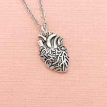 Load image into Gallery viewer, Vintage Anatomical Heart Necklace
