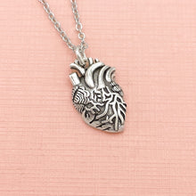 Load image into Gallery viewer, Vintage Anatomical Heart Necklace