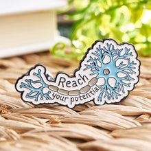 Load image into Gallery viewer, Reach Your Potential Neuron Pin