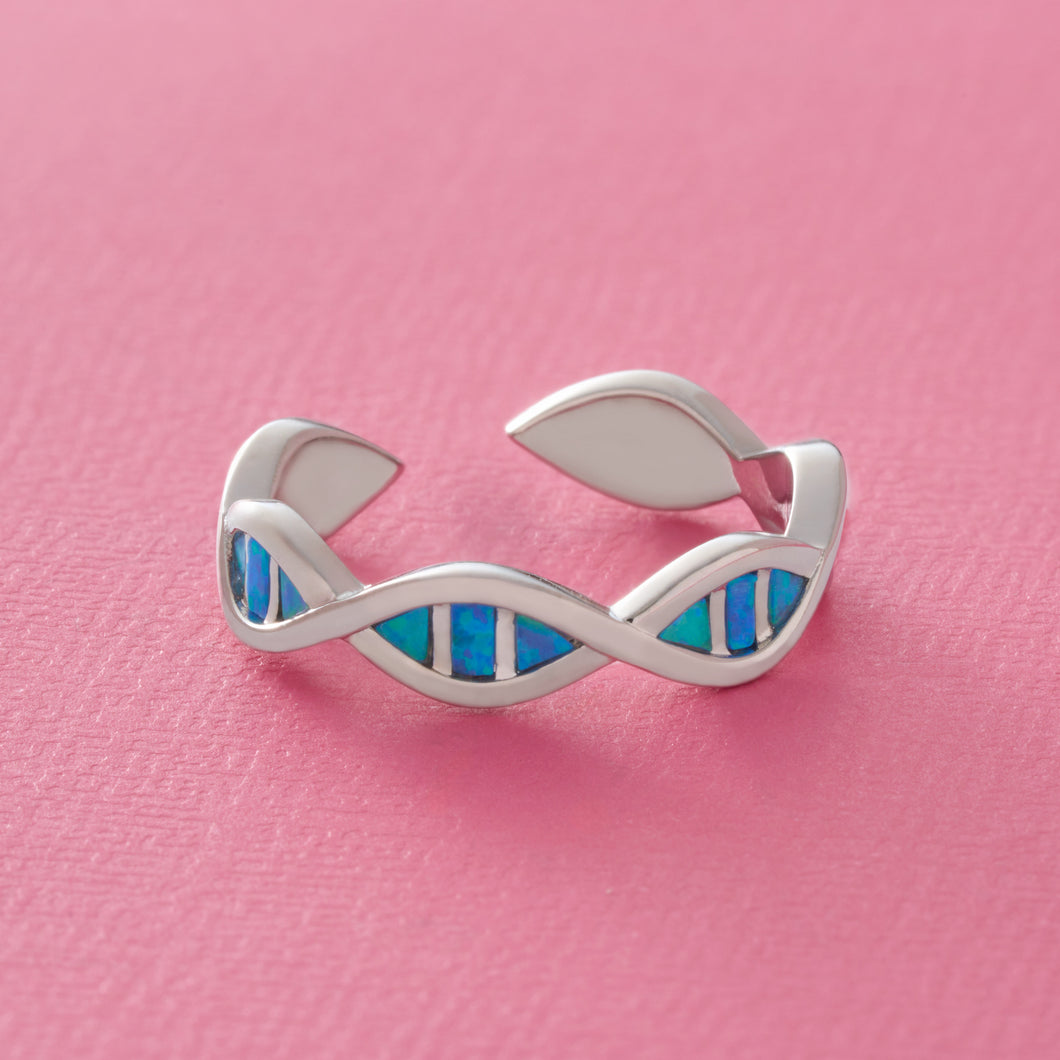 Opal DNA Ring