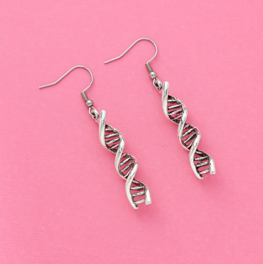 Vintage DNA Double Helix Earrings