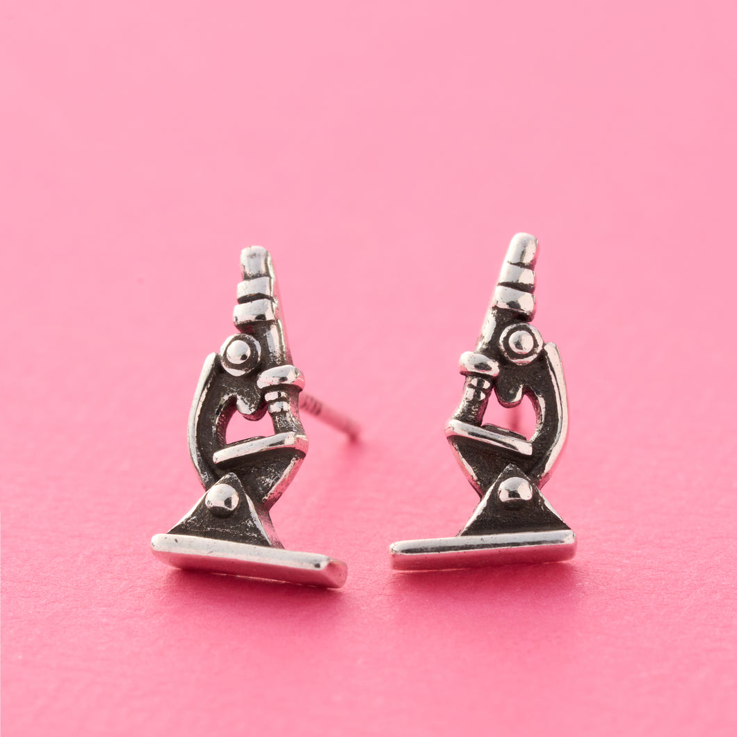 Microscope Stud Earrings