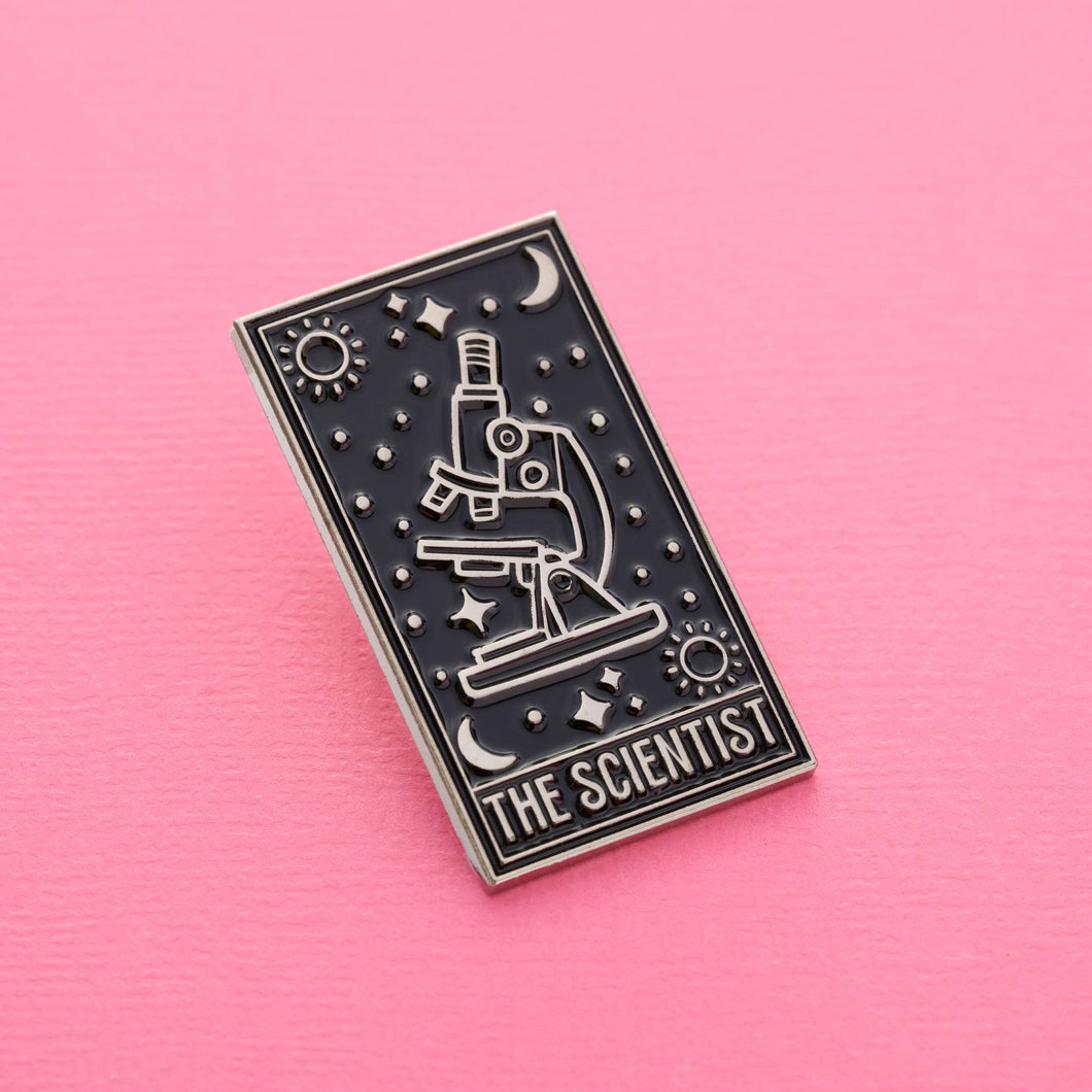 The Scientist Tarot Card Pin