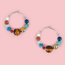 Load image into Gallery viewer, Solar System Hoop Earrings
