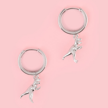 Load image into Gallery viewer, T-Rex Dinosaur Hoop Earrings
