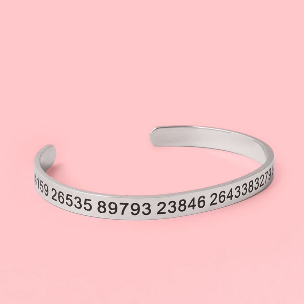 Pi Cuff Bracelet