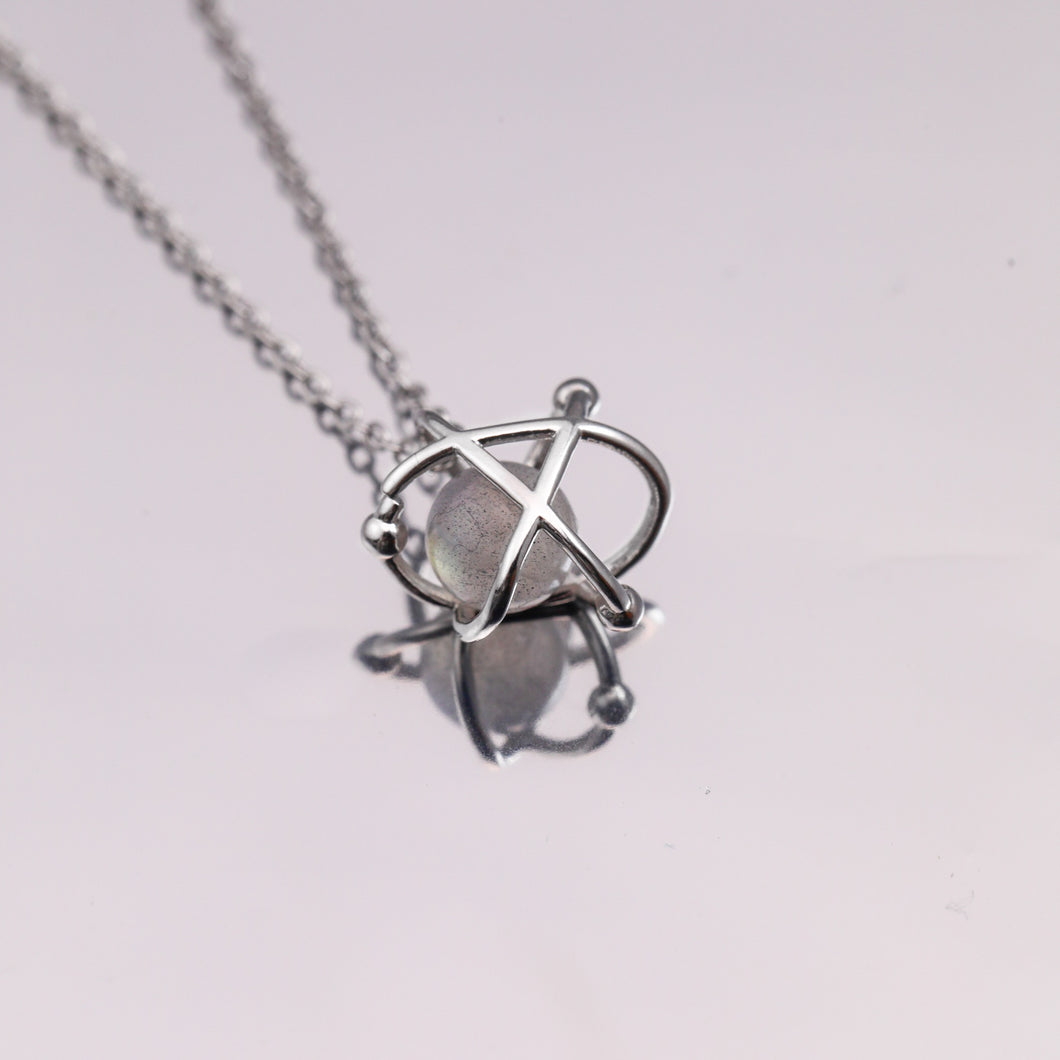 Atom Moonstone Necklace