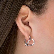 Load image into Gallery viewer, DNA Heart Earrings
