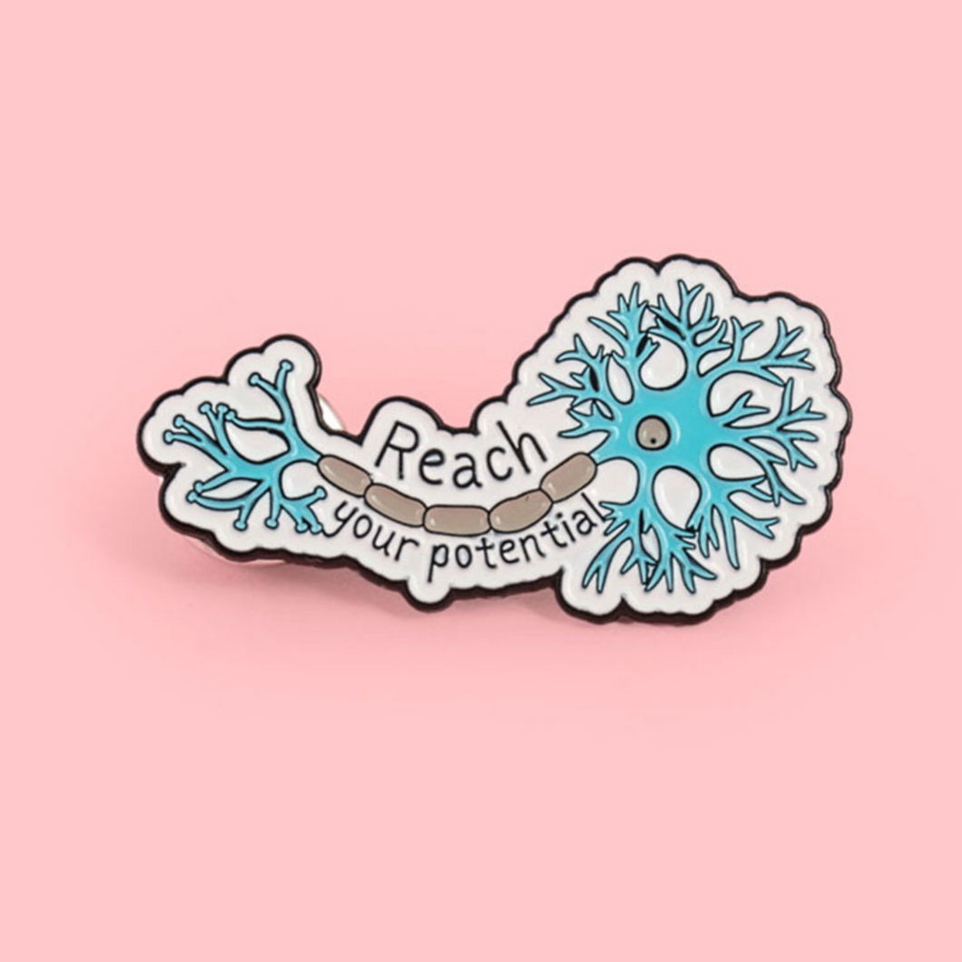 Reach Your Potential Neuron Pin