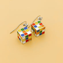 Load image into Gallery viewer, Rubik&#39;s Cube Earrings
