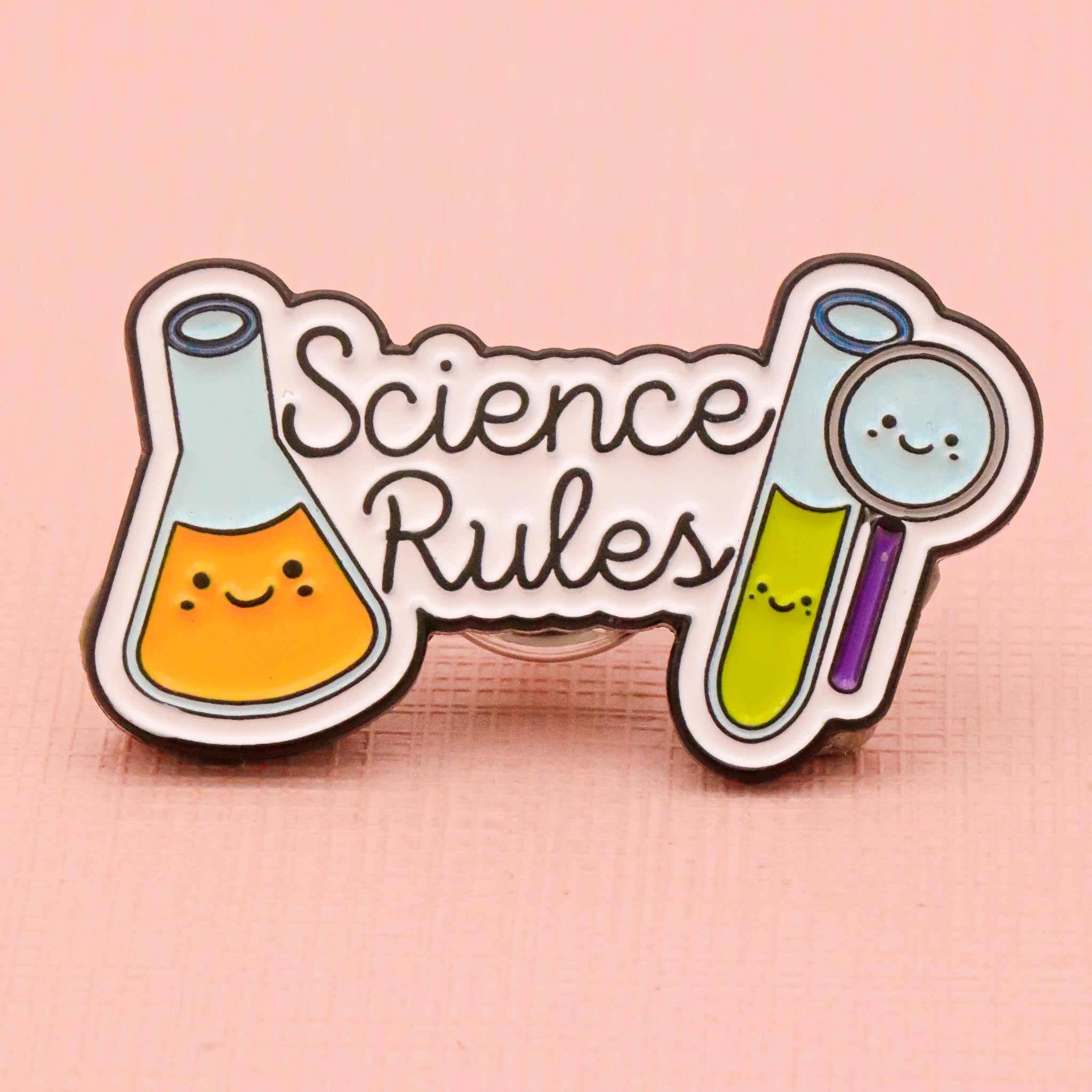 Science Rules Pin – AdaMarie Jewelry