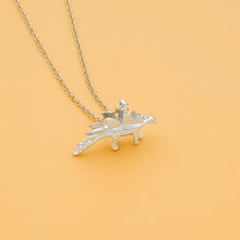 Load image into Gallery viewer, Stegosaurus Dinosaur Necklace

