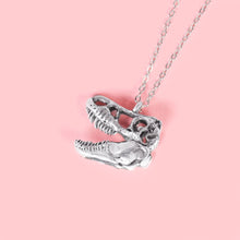 Load image into Gallery viewer, T-Rex Skull Necklace

