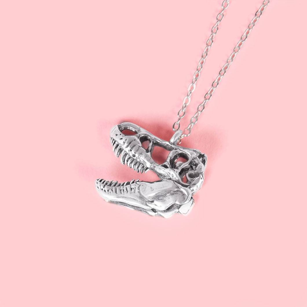 T-Rex Skull Necklace