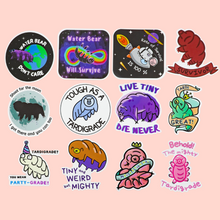 Load image into Gallery viewer, Tardigrade Sticker Pack 12pcs
