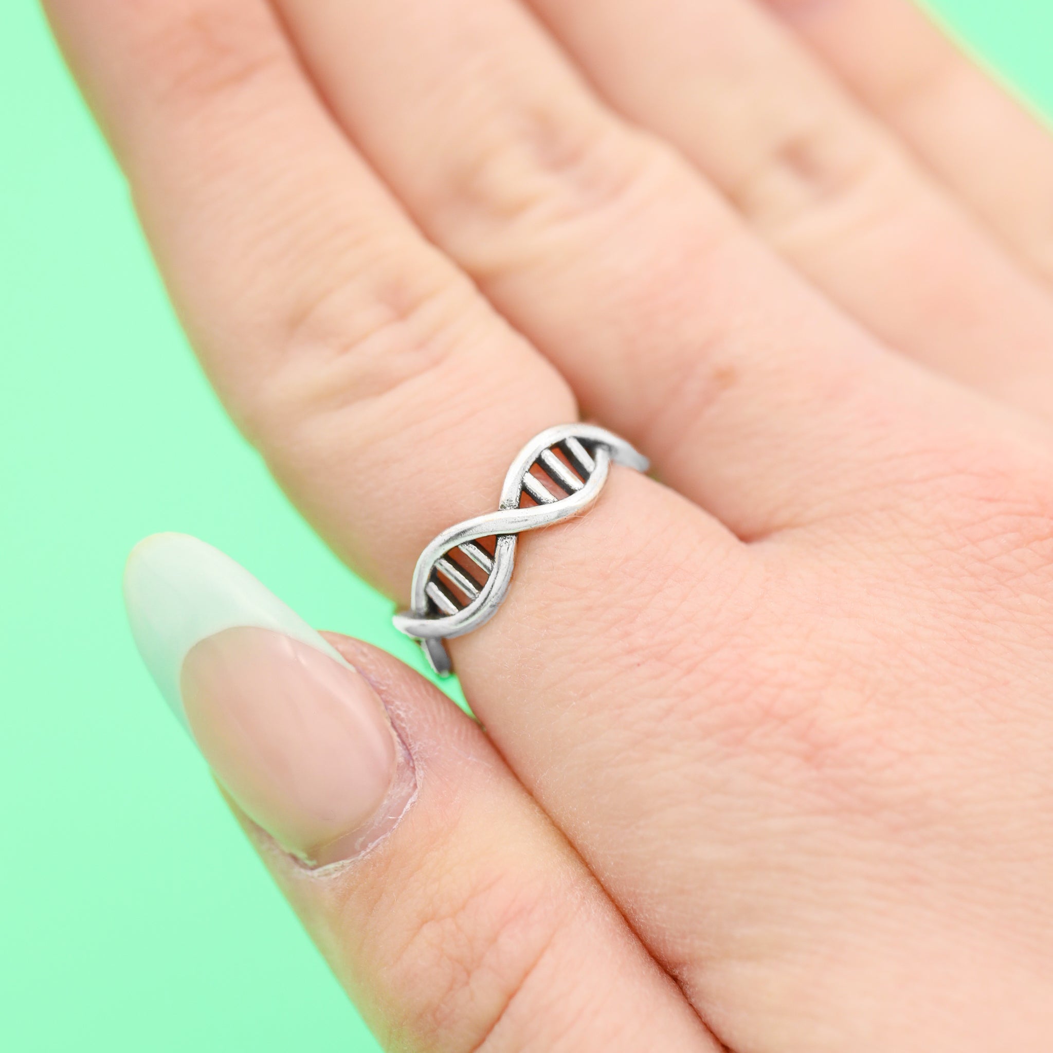 DNA Structure Double Helix Lab Science Geek Ring | eBay